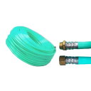 十川ゴム 動噴ホース グリーン軽量スプレーホース 5.0Mpa 13mm×100m金具付 防J 代引不可