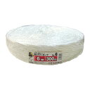 5巻 国産 荷造紐 白 SKパワーロープ 6mm×300m 溶着品 No.6 荷物 の 荷造り 梱包 紐 ロープ 信越工業 代引不可