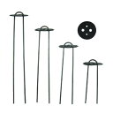 黒丸君 (黒) 4穴 錆びにくい メッキ杭 20cm 200組 槍木産業 うつぎ産業 カ施 代引不可