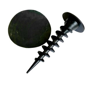 50本 ガンコピン 150mm 防草パッチ ブラック 防草シート を 軟弱地盤に強力固定 インパクトレンチ で楽々作業 グリーンフィールド カ施 代引不可