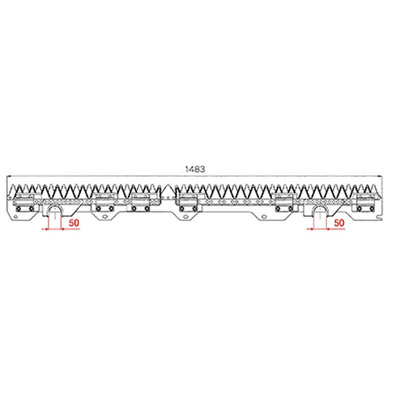 nashim コンバイン刈刃 Y ヤンマー ツイン4条 6640 AG-460 AG-467 AG-470 ナシモト オK 代引不可
