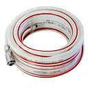 エアーコンプレッサー 用 エアーホース カプラ 付 内径 6.5mm 外径 10mm×10m AG-AHC-6510PA パオック H