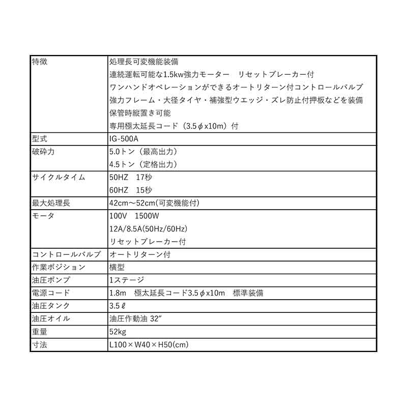 【6/1〜最大100%Pバック抽選で要エントリー】個人宅配送不可 BRAVE 電動 薪割り機 ...