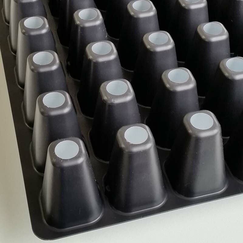 【4/30までエントリーで最大100%Pバック】100枚入 プラグトレイ 白黒 128穴 8×16列...