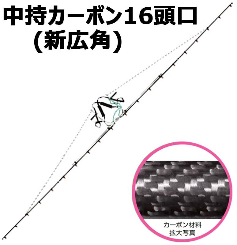 中持 カーボン 噴口 中持 カーボン 16頭口 新広角 G3/8 (121771) ヤマホ 工業 防J 代引不可