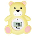 風呂用 デジタル温度計 B クマ 〔73098〕 シンワ測定 H
