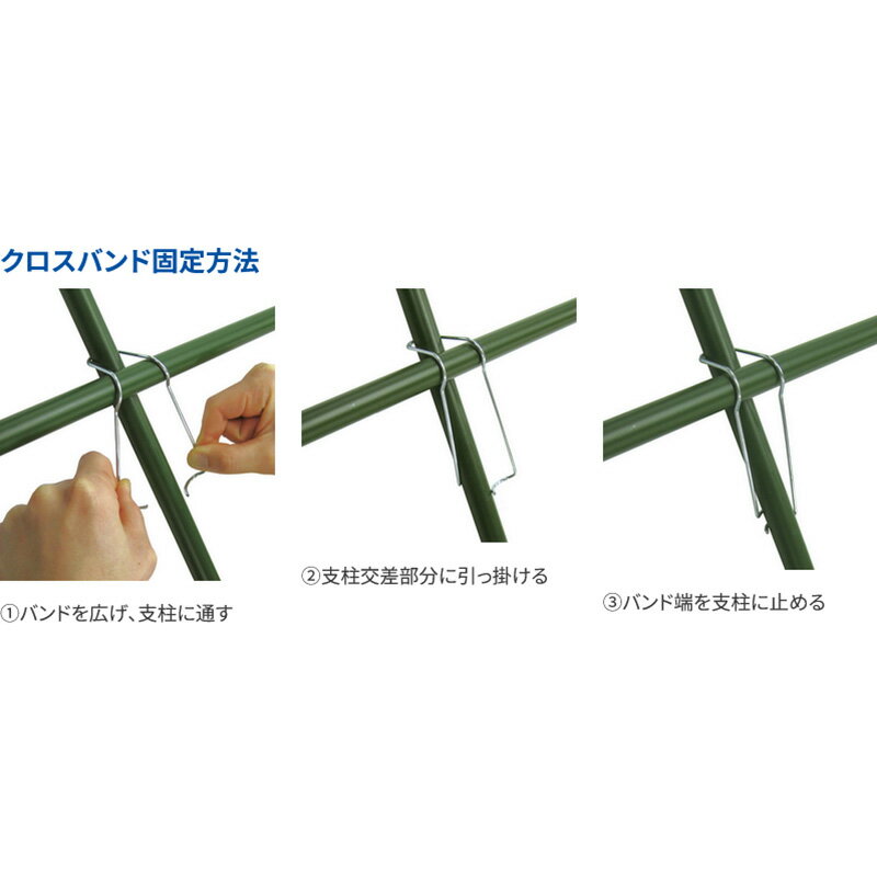 【6/1〜最大100%Pバック抽選で要エントリー】菜園クロスバンド 直径 16〜20mm用 10...