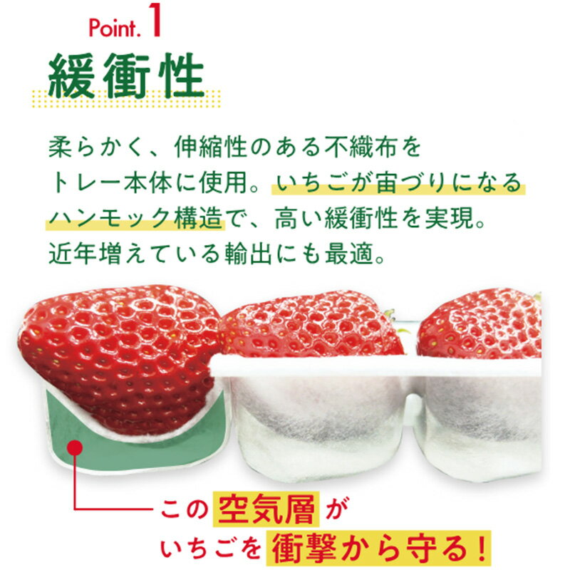 【6/1〜最大100%Pバック抽選で要エントリー】300枚 いちごハンモックトレー 133×20...