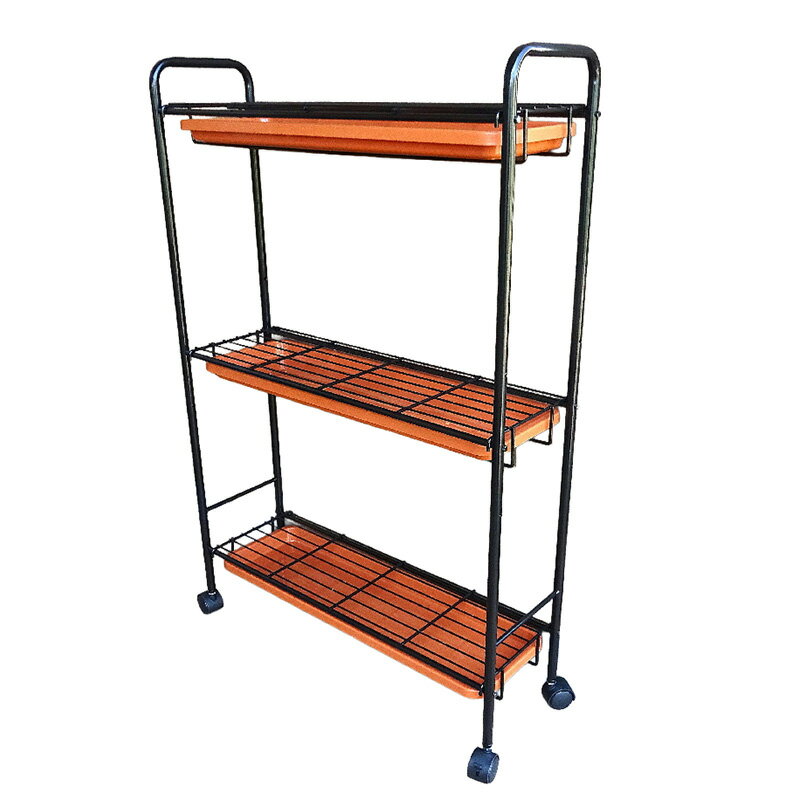 トレー付きフラワースタンド 三段型 No.581 グリーンガーデン 組立式 観葉植物 鉢台 花台 雑貨 インテ..