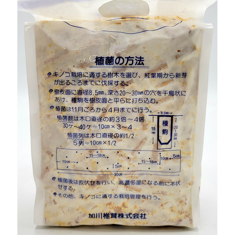 【6/1〜最大100%Pバック抽選で要エントリー】500個入 種駒 なめこ KM-86号 丸棒型 ...