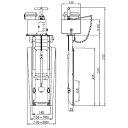 全自動開閉型 田門 MSAD-02 深い水路用 狭い水口仕様 水田 止水機 自動タイプ 田んぼ 三田精機 代引不可