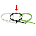 1000本 フレックスフィックス 黒 結束バンド 再利用可能 フィッシャー Tセ 代引不可