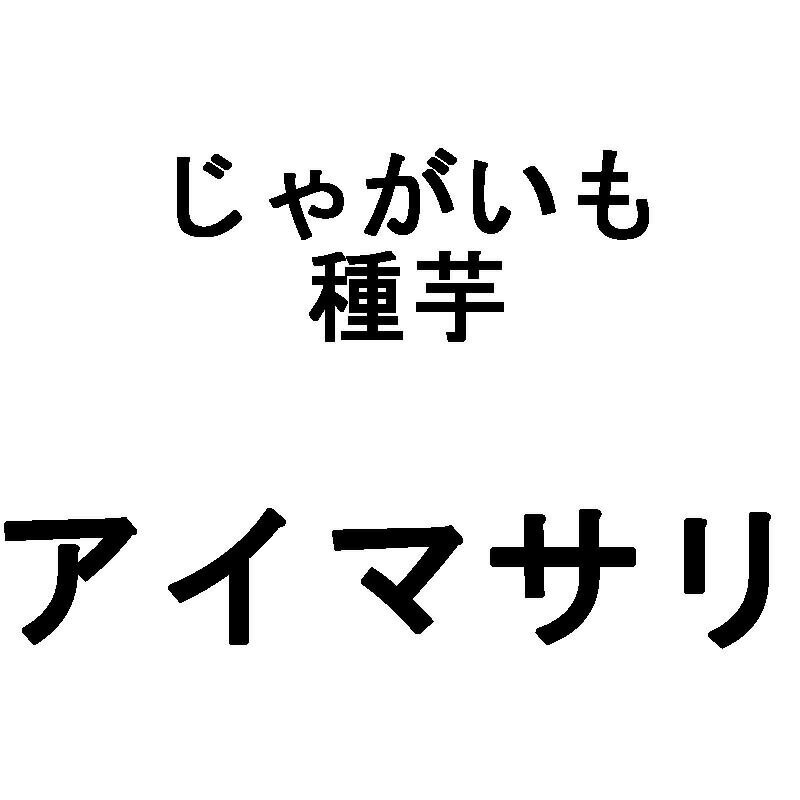 5kg 種芋 ジャガイモ アイマサリ 混玉 じゃがいも 栽培用 秋ジャガ 海外持出禁止 米S 代引不可 日にち指定不可