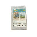 農ビ 家庭菜園用ビニール 厚さ 0.1mm×幅 300cm×長さ 5m 第一ビニール 金TD