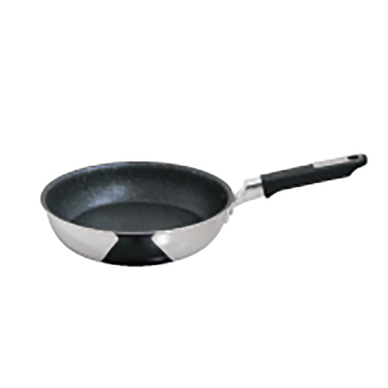 Ih/Gas Compatible - 【5/31までエントリーで最大100%Pバック】クワトロプラス IH フライパン 22cm IH対応 テフロン 日本製 ウルシヤマ金属 金TD