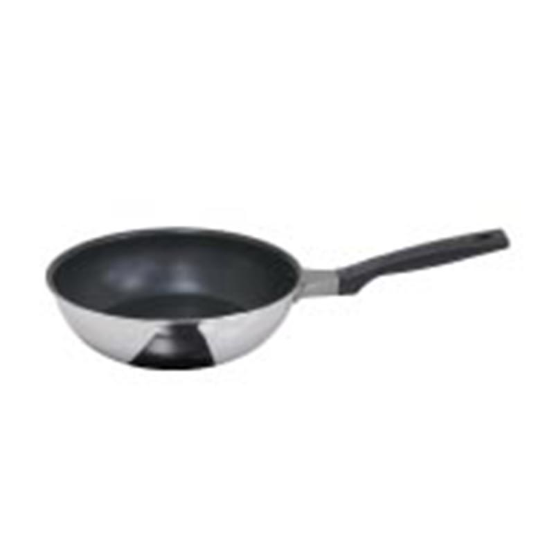 【3/31までエントリーで最大100%Pバック】IH ルミエール ディープ フライパン 24cm IH対応 テフロン 日本製 ウルシヤマ金属 金TD