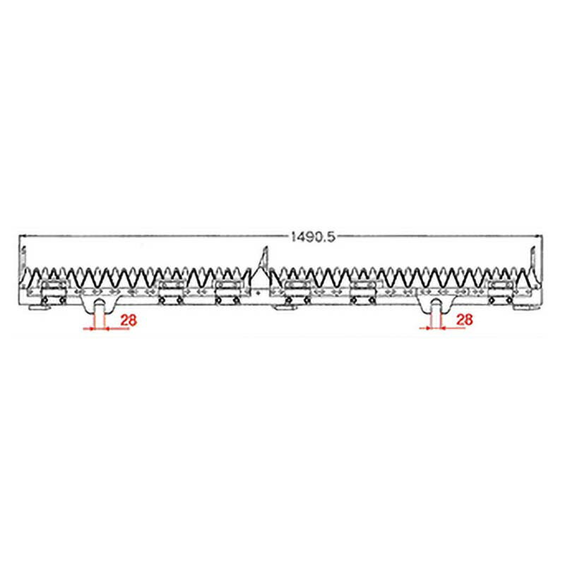 nashim コンバイン刈刃 K クボタ ツイン4条 金具付 6197 SR-M32 (新) SR-M27 SR-M32 (旧:旧モデル対応ステー付属) ナシモト オK 代引不可