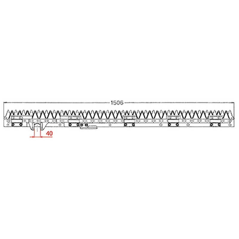 nashim コンバイン刈刃 K クボタ シングル4条 7532 AR-32/36/43/48/52 ARN-433/445/452/460/436 ER-438/447/456/460/467/470 ナシモト オK 代引不可