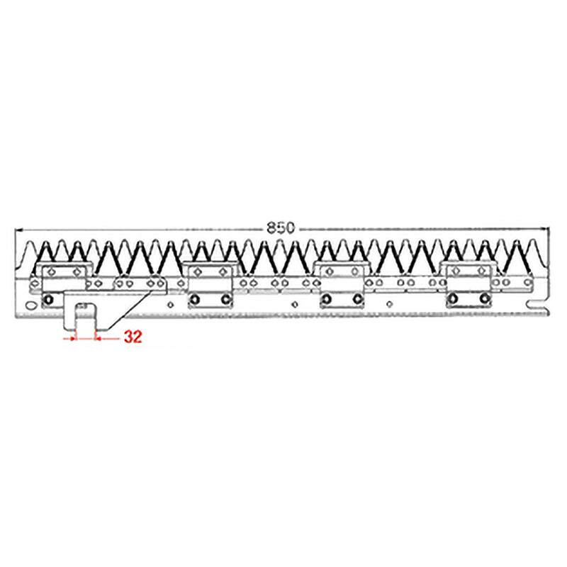 nashim コンバイン刈刃 Y ヤンマー シングル2条 6320 CA-130 CA-140 CA-160 CA-180 GC-218 GC-221 ナシモト オK 代引不可