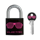 マスターロック 南京錠 シリンダー式 プリントパターン 3430EURDELEC 南京錠 防犯 Master Lock アMD