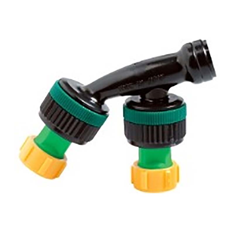 【100%ポイントバック エントリー＆抽選2/25まで】人力用 ラウンド 2頭口 R型 100タイプ G1/4 (151116) ヤマホ 工業 防J 代引不可