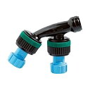背負動噴 用 ラウンド ノズル 2頭口 R型 25タイプ G1/4 (152514) ヤマホ 工業 防J 代引不可