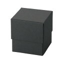 デザインBOX ギフト 80 ブラック 8×8.5cm ボックス 箱 ラッピング プレゼント ギフト フラワーアレンジ 花材 松K 代引不可