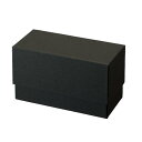 デザインBOX ギフト 80 ダブル ブラック 17×8×9.5cm ボックス 箱 ラッピング プレゼント ギフト フラワーアレンジ 花材 松K 代引不可