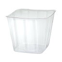 12個入 プラスチックライナー 3.5号 DL35DSQ 165-569-0 フラワーアレンジメント フラワーベース 花器 ラッピング ギフト 松K 代引不可