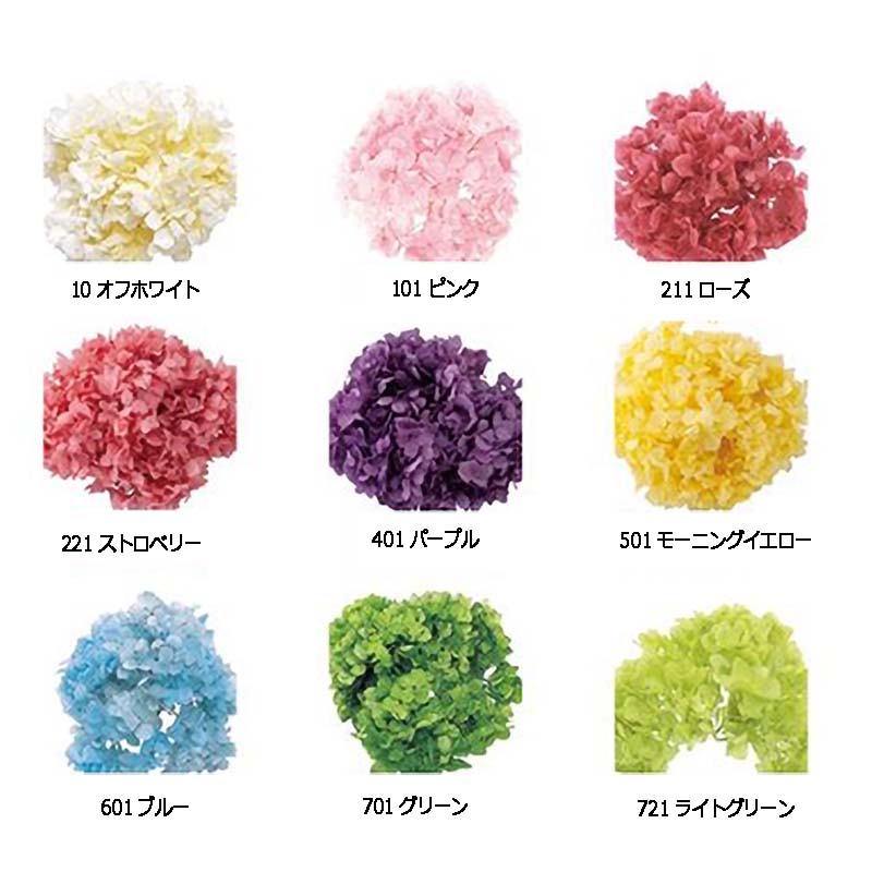 ソフトゆめ アジサイ ヘッド 2輪入 76-1900 プリザーブドフラワー あじさい 紫陽花 花材 大地農園 松K 代引不可