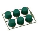6個 アクアアクセント 直径5.3×3.5cm 10-3051-0 アクアフォーム 花材 花資材 松K 代引不可