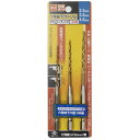 チタンコーティング 六角軸 下穴ドリル 3本セット 2.5mm 3mm 4mm No.2131 穴あけ ドリル 高芝ギムネ 三冨D