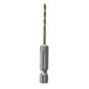 チタンコーティング 六角軸ドリル 2mm No.2306-2 穴あけ ドリル 高芝ギムネ 三冨D