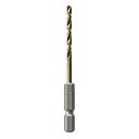 チタンコーティング 六角軸ドリル 3.2mm No.2306-3.2 穴あけ ドリル 高芝ギムネ 三冨D
