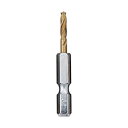 瞬速鉄鋼ドリル ショートタイプ 3.2mm No.2309132 チタンコーティング ドリル 穴あけ 高芝ギムネ 三冨D