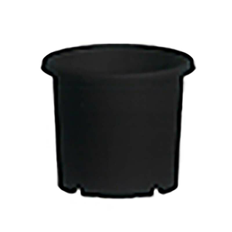 48個 AZ 菊鉢 7号 ブラック PP 菊 鉢 プランター 園芸 国産 安全興業 D