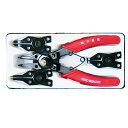 スナップリングプライヤセット AG-SP-15 4種類の爪 軸用 穴用 工具 パオック H