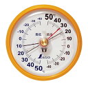 温度計 D-9 最高 最低 丸型 10cm 72715 温度計 シンワ測定 H