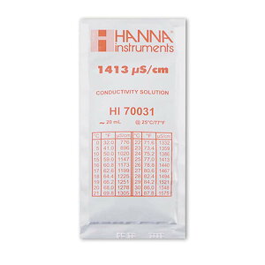 標準液 導電率校正用 1413us/cm 6袋入 73035 シンワ測定 H