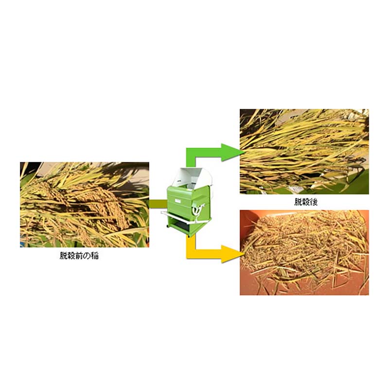 農業用品販売のプラスワイズの【8/1〜最大100%Pバック抽選で要エントリー】足踏み脱穀機 FT-370M 077029 毎時稲2俵 足踏 脱穀機 ホクエツ オK 個人宅配送不可 代引不可｜アングル2