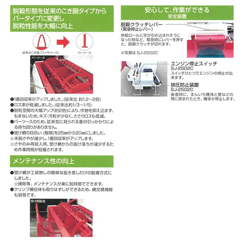【6/1〜最大100%Pバック抽選で要エントリー】脱粒機 ビーンスレッシャ SJ-2502C サ...