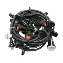 農業用 ハウス内電球コード 万能タイプ CCB10M-L10-P1 提灯10灯 間隔1m 全長10m 提灯コード 防水 農業 長谷川製作所 代引不可