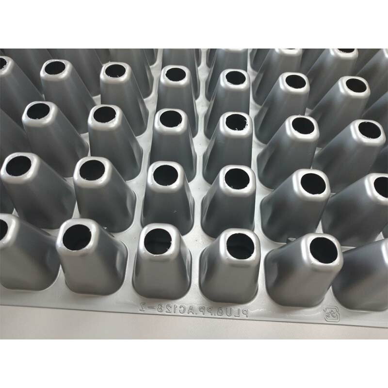 【4/30までエントリーで最大100%Pバック】100枚 プラグトレー 銀 128穴 Z リブなし...