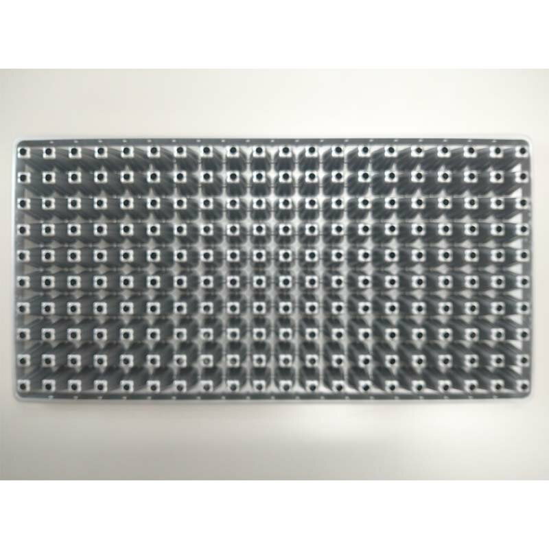 【4/30までエントリーで最大100%Pバック】100枚 セルトレー 銀 200穴 角穴 280×545...