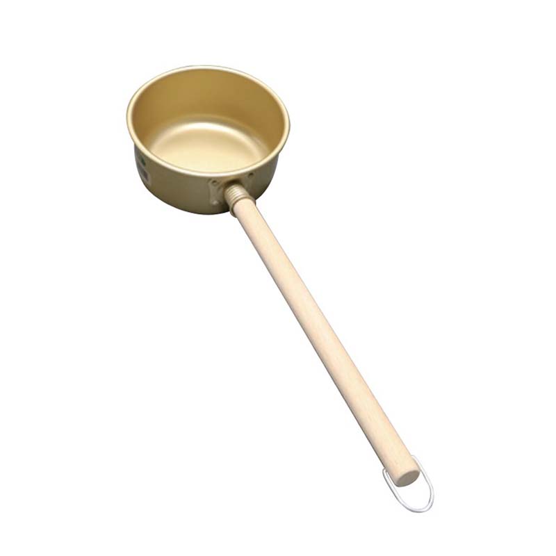 ひしゃく 硬質アルミ 水杓 ゴールド 1300cc 15cm 水ひしゃく しゃくし 杓子 柄杓 調理器具 スS 代引不可