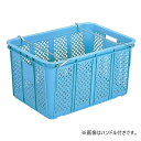 コンテナ サンテナー Aタイプ A#80 ライトブルー ハンドル無し 容量75.2L コンテナー 収納 容器 スS 代引不可