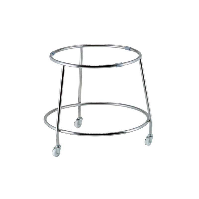 【100%ポイントバック エントリー＆抽選2/25まで】ざる置台 丸型 18-8 SUGICO ステンレスパイプ キャス..