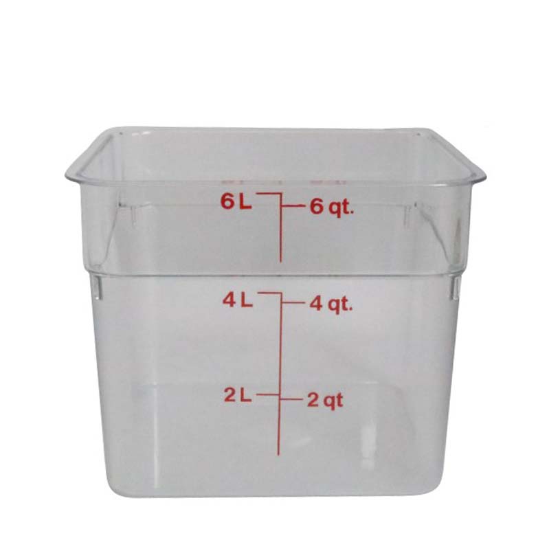 【4/30までエントリーで最大100%Pバック】保存容器 キャンブロ 角型 コンテナー カムウェア クリア 6SFSCW フードコンテナ 食品 保存 容器 キッチン用品 スS 代引不可