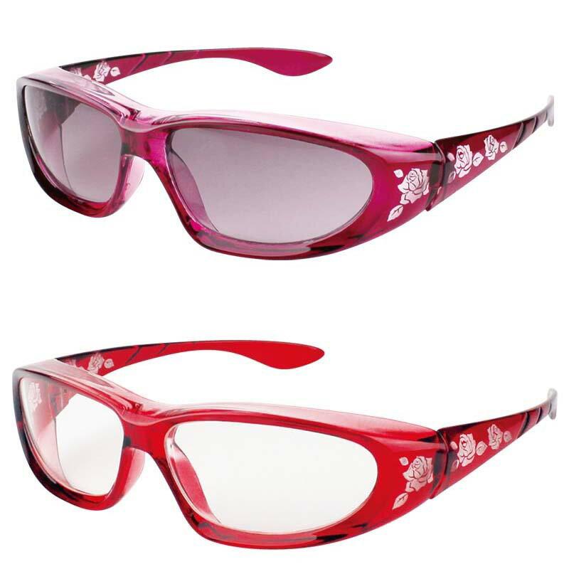 【100%ポイントバック エントリー＆抽選2/25まで】サングラス ガーデニンググラス ローズ みきかじや村 花粉対策 防塵対策 UVカット ガーデンウェア 眼鏡 アウトドア 園芸 三冨D