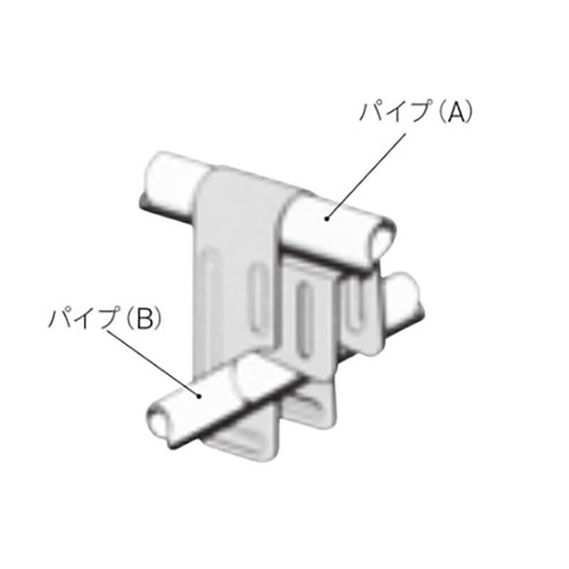 【6/1〜最大100%Pバック抽選で要エントリー】ハウス部材 棟用十字金具 トーヨーク...